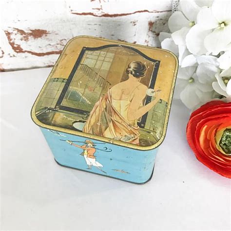 vintage round soccer metal box deco|Vintage Box Decor .